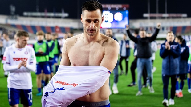 [VIDEO] Hajduk se oprostio od Nikole Kalinića: 'Vrata su ti uvijek otvorena'