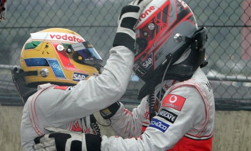 Button sanja Hamiltonov McLaren