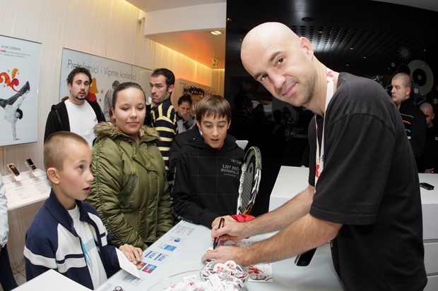 Ivan Ljubičić igrao u Vip centru Rijeka