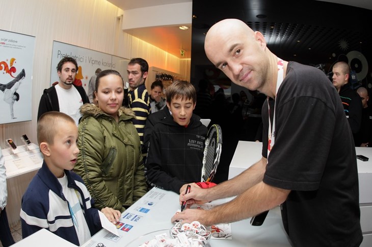 Ivan Ljubičić igrao u Vip centru Rijeka