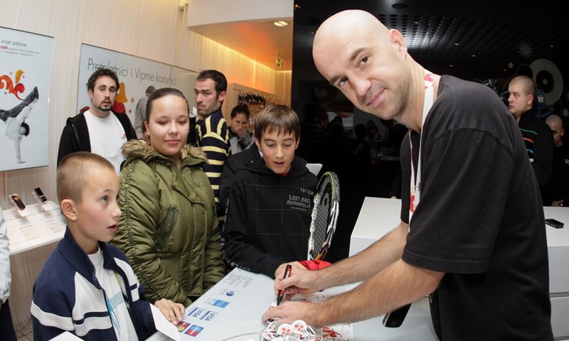 Ivan Ljubičić igrao u Vip centru Rijeka