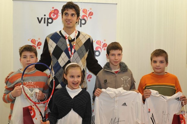 Mario Ančić igrao tenis u Vip centru Split