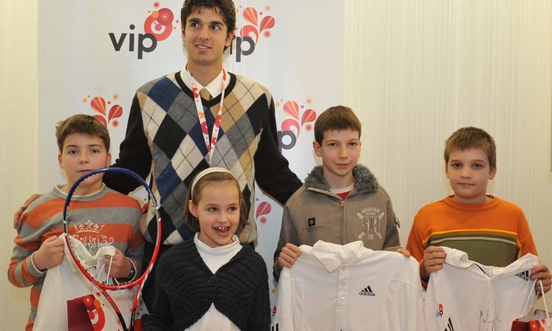 Mario Ančić igrao tenis u Vip centru Split