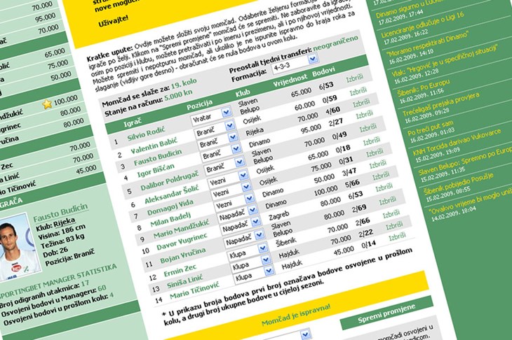 Počinje novi Sportnet Manager!