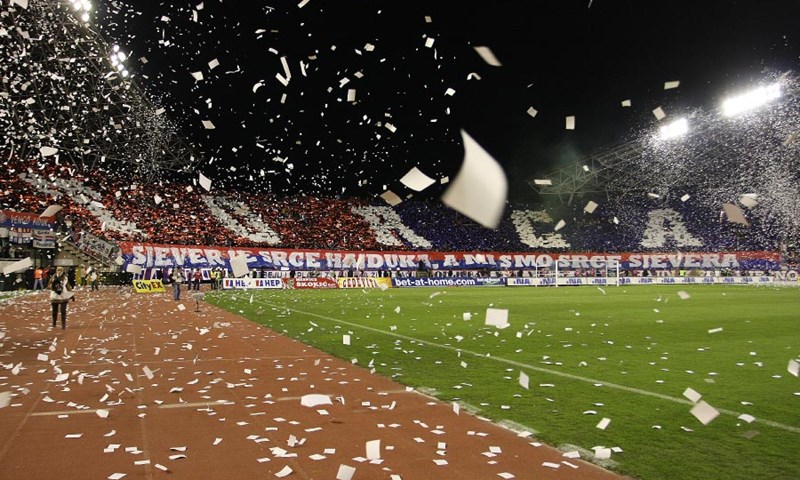 Hajduk ipak s gledateljima