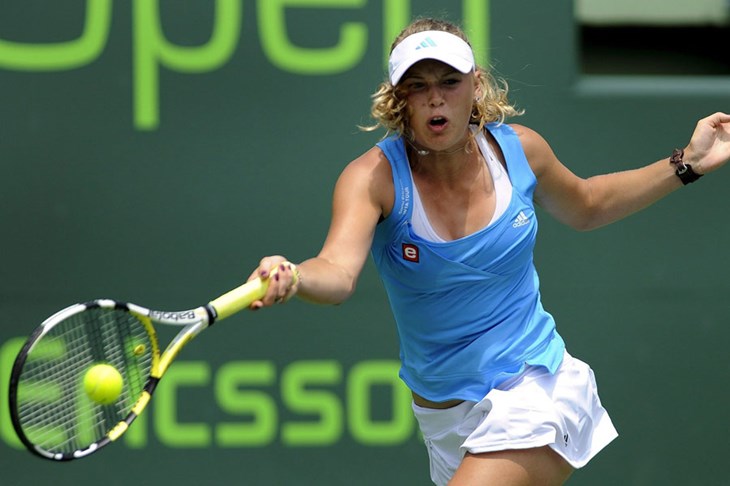 Wozniacki munjevito do naslova