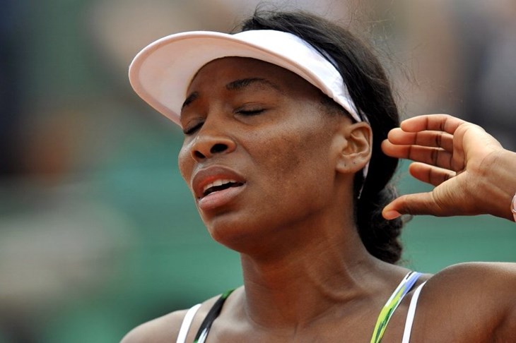 Hladan tuš za Venus Williams