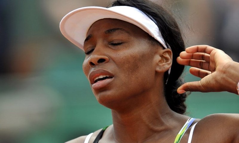 Hladan tuš za Venus Williams