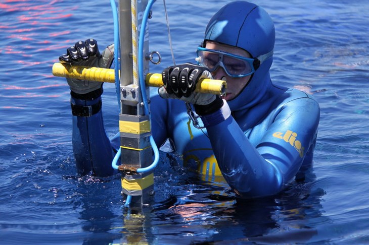 Veljano Zanki na 110m dubine