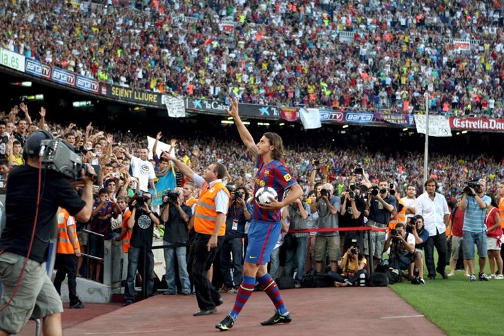 Ibrahimović spektakularno predstavljen