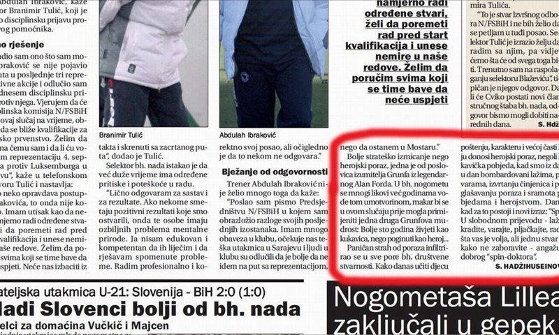 Nevjerojatan bezobrazluk novinara Oslobođenja