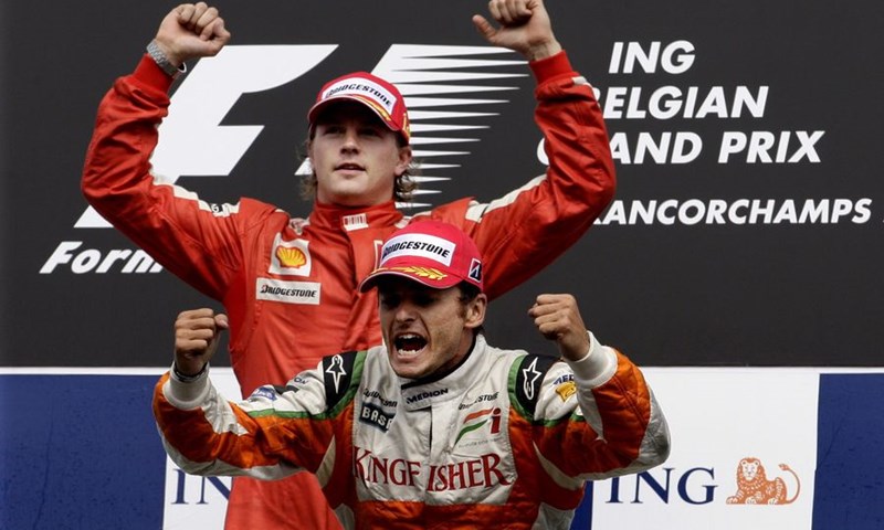Fisichella Belgiju okrunio Ferrarijem!