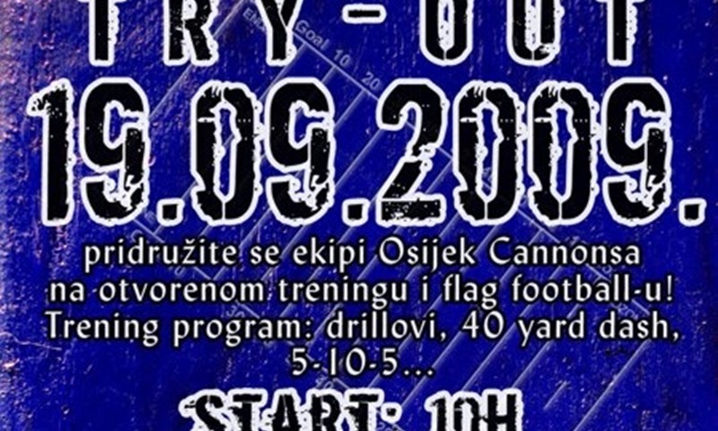 Osijek Cannons try-out