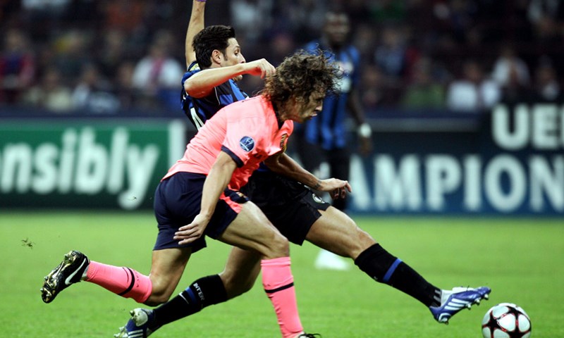 Carles Puyol na meti Arsenala