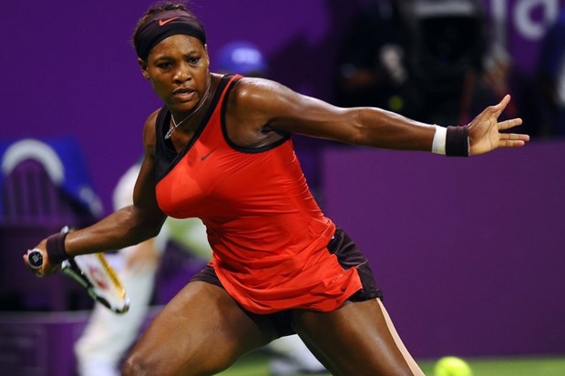 Safina ozlijeđena, Sereni prvo mjesto