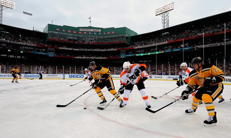Boston slavio na Fenway Parku