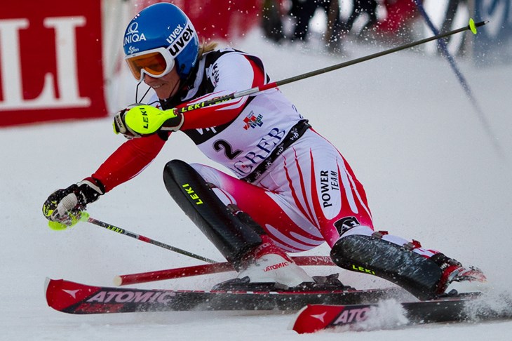 Schild u rangu s Janicom Kostelić