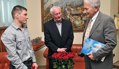 Sokol na prijemu u Vindiji