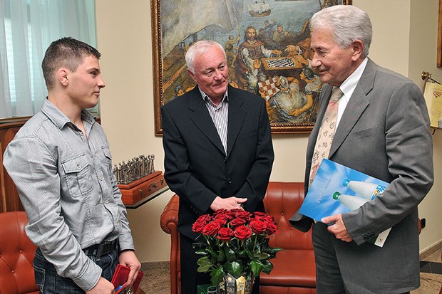 Sokol na prijemu u Vindiji