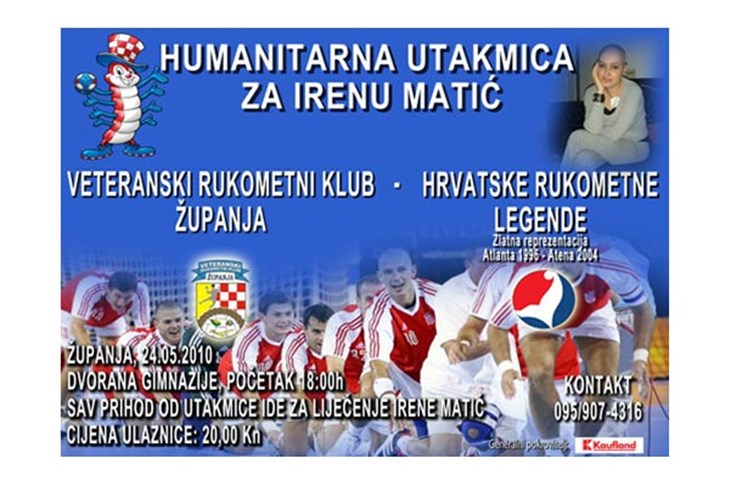 Rukometne legende za Irenu Matić