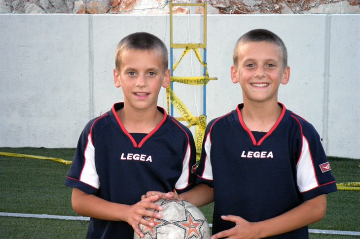 Blizanci Pešić - dragulji NK Oluje