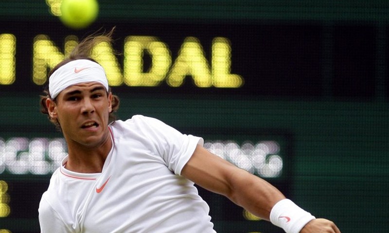 Kraljica svratila, Nadal se mučio