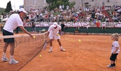 Goran i McEnroe s malim Dubrovčanima