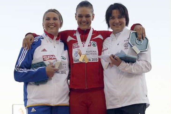 Sandra Perković na krovu Europe