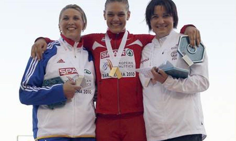 Sandra Perković na krovu Europe