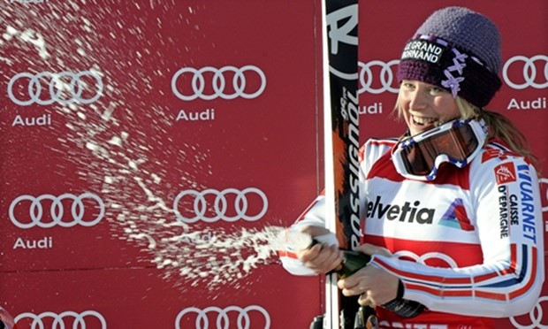 Tessa Worley zapalila petardu