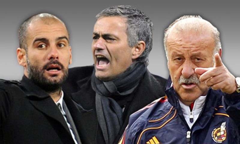 Del Bosque, Mourinho, Guardiola - tri genija
