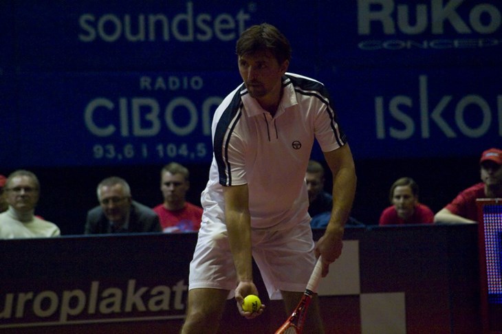 Ivanišević uz Agassija, Graf i Hingis