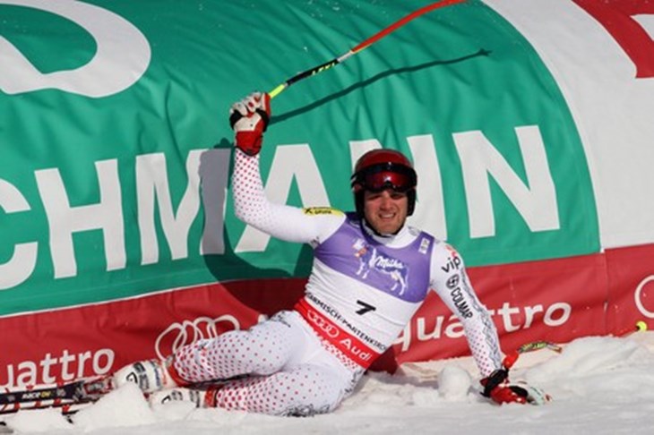 Aksel Lund Svindal najbrži na treningu spusta u Val Gardeni, Zrnčić-Dim 35.