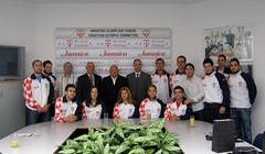 Karatisti na primanju u HOO-u