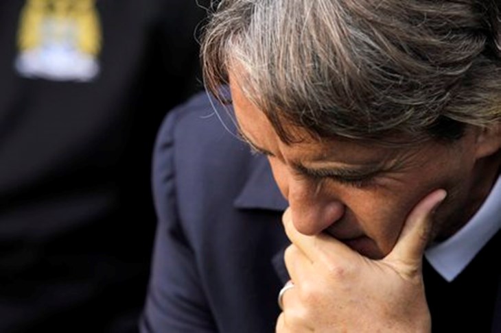 Mancini: "Aguero i Tevez su savršeni, a Balotelli je ostao kod kuće jer mora trenirati"