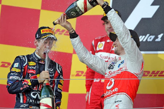 Buttonu pobjeda, Vettelu naslov