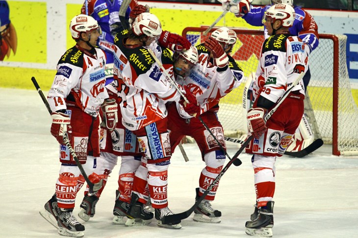 KAC-u derbi, Jesenicama bod u Salzburgu