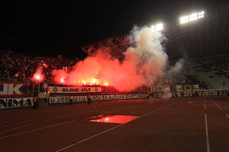 Hajduk kažnjen zbog navijačkih ispada