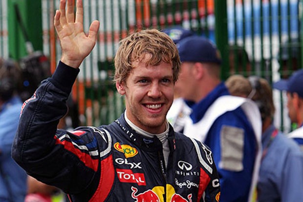 Sebastian Vettel s 15. poleom