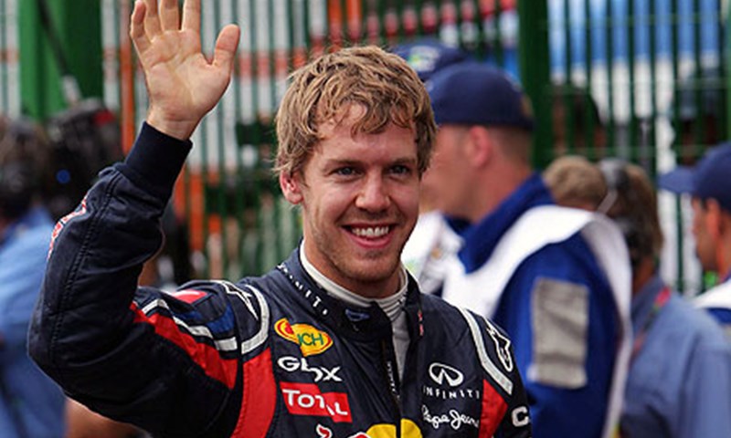 Sebastian Vettel s 15. poleom