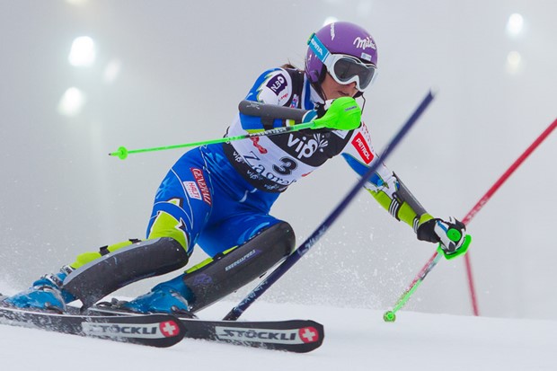 Tina Maze na čelu nakon prve vožnje slaloma u Semmeringu