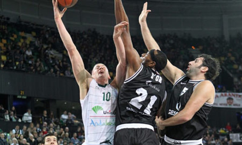Bilbau pobjeda, Unicaja na dnu