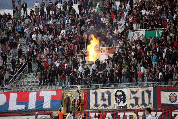 Hajduku potvrđena kazna jedne utakmice bez gledatelja