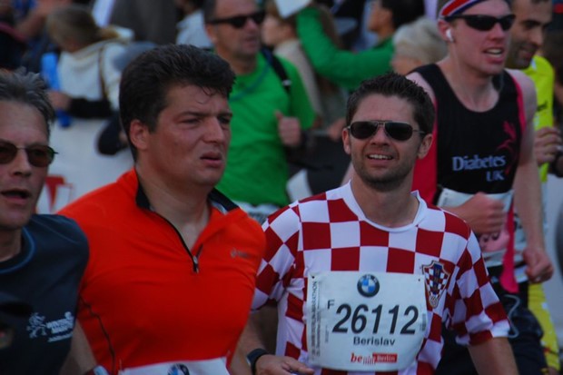 Berislav Sokač na bostonskom maratonu