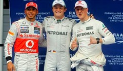 Rosbergu prvi pole u karijeri