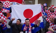 Foto: Sportnetov Japanac s hrvatskim navijačima u Poznanu