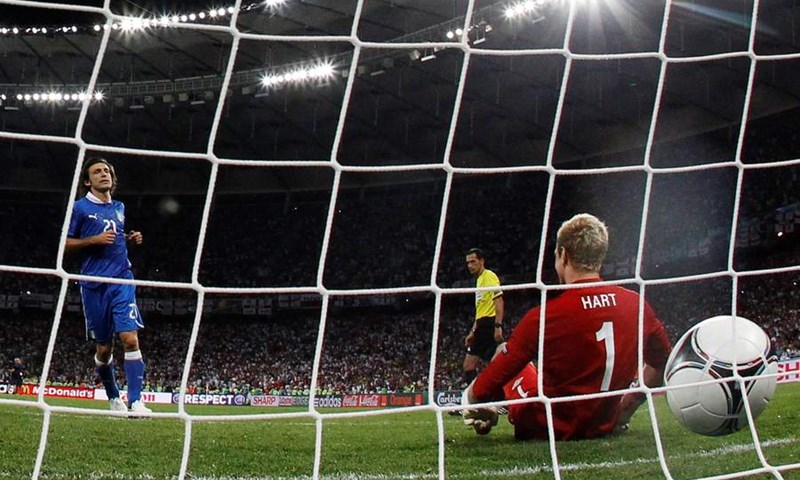 Pirlo: "Vidio sam da je Hart silno željan obrane pa sam pomislio na 'panenku'"
