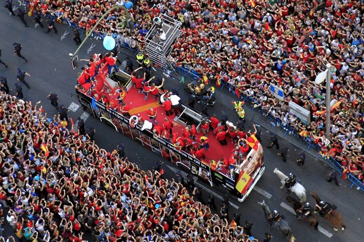 Video: Španjolska dočekala svoje junake