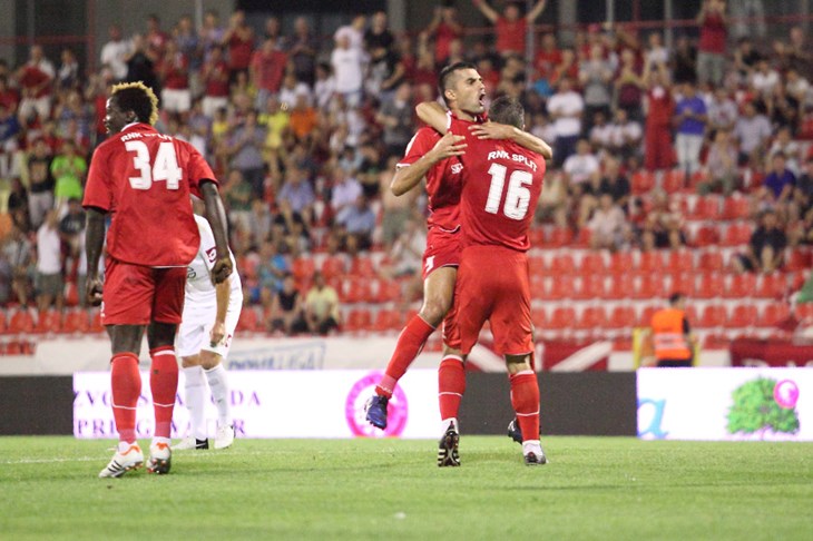 Split u derbiju kola nadjačao Rijeku, zabio debitant Vojnović