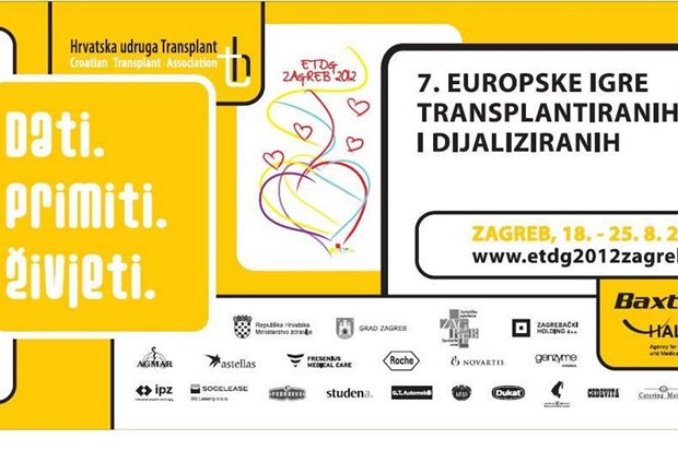 7. Europske  igre transplantiranih i dijaliziranih Zagreb 2012.
